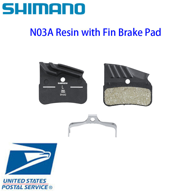 Shimano BP-N03A Resin with Fin Brake Pad Front Rear Pair