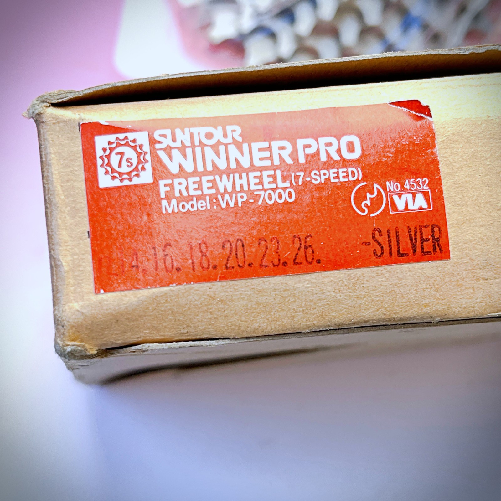 Suntour WINNER PRO WP-7000 7 Speed Freewheel 12/26 Rear Wheel New In Box