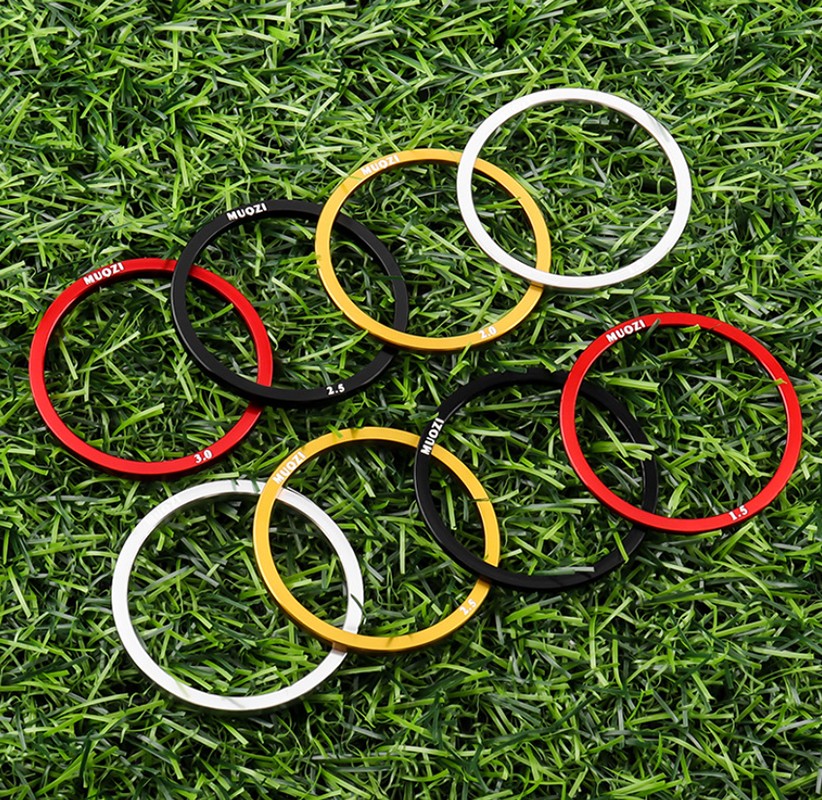 Crankset Washer Spacer Thick 1.5/2/2.5/3mm Bike Chainring Hollow Washer