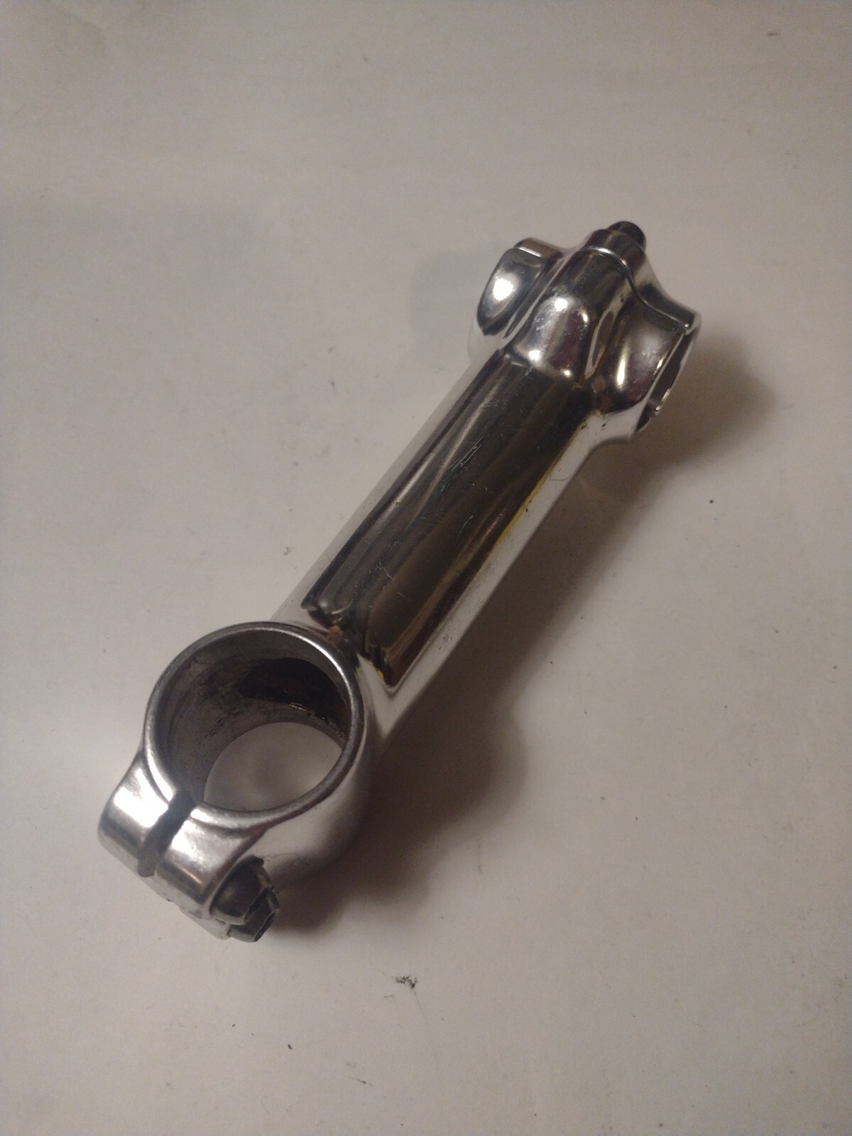 Vintage Silver Threadless Stem 11cm 25.4 Bar Clamp