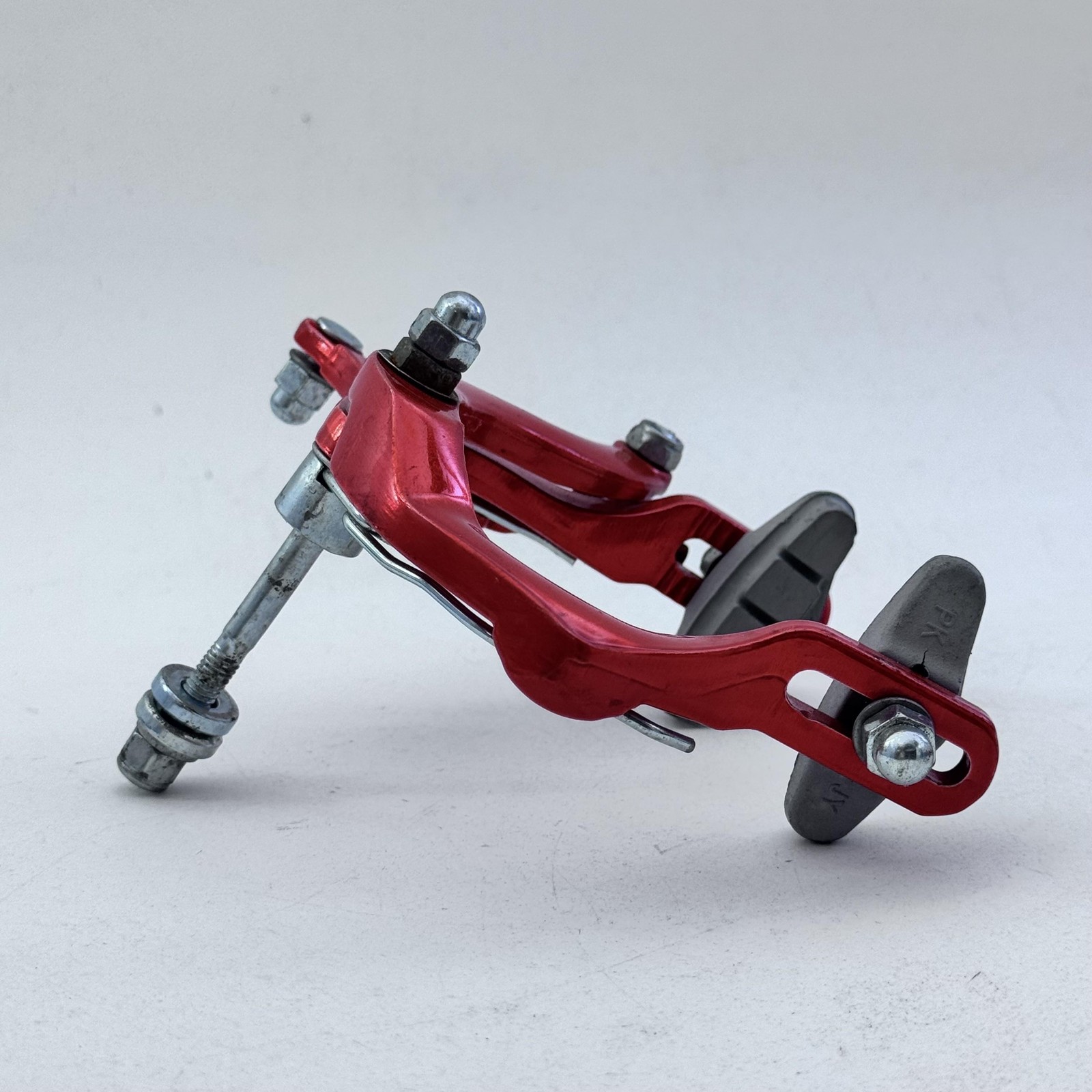 Peak Front Brake Caliper Side Pull Orange Alloy Single Pivot BMX Road A20