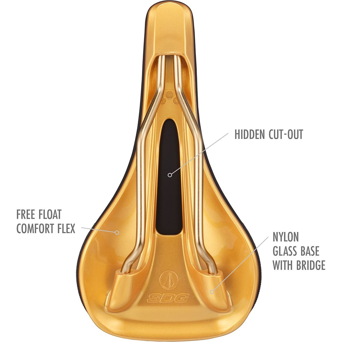 SDG Components Bel-Air V3 Lux-Alloy Saddle