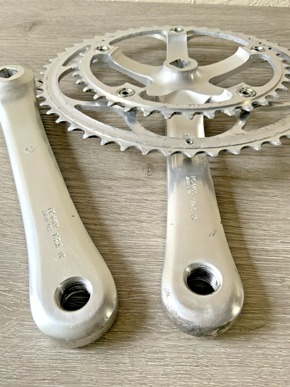 SHIMANO 600 ULTEGRA CRANKSET DOUBLE 6400 53-39 TOOTH 172.5 MM ARMS 6, 7, OR 8