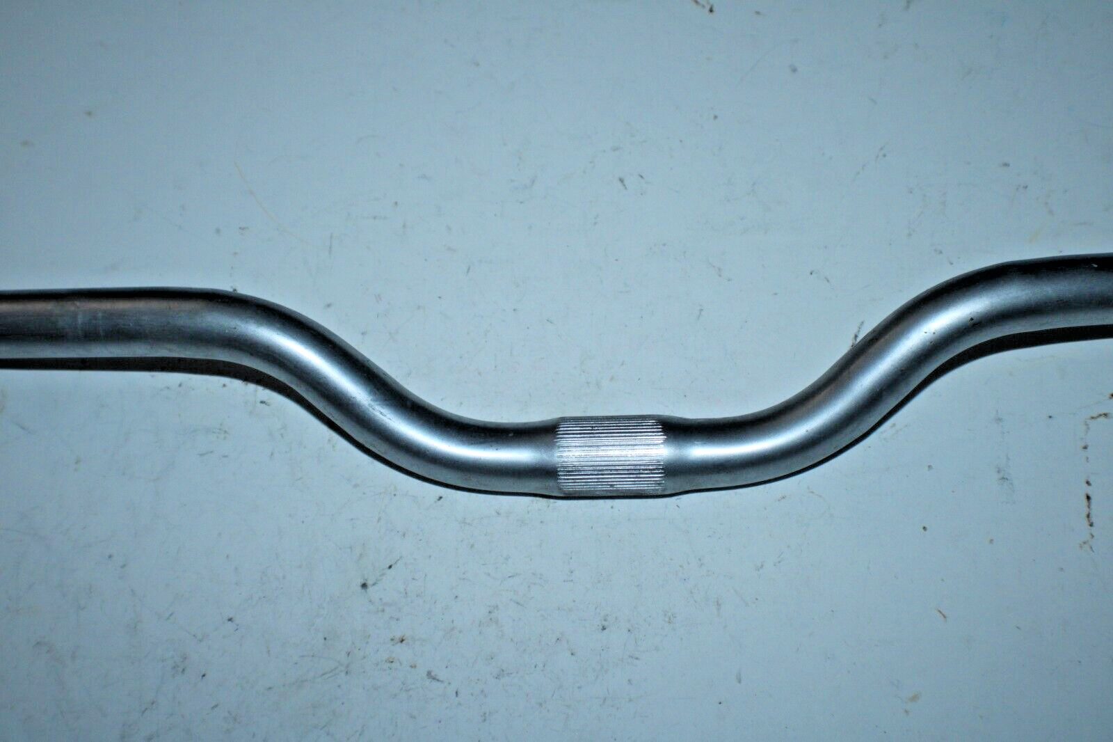 MTB Handlebar 25.4mm 61cm 2″ Riser Bar Silver Comfort Hybrid Fast USA Shipper
