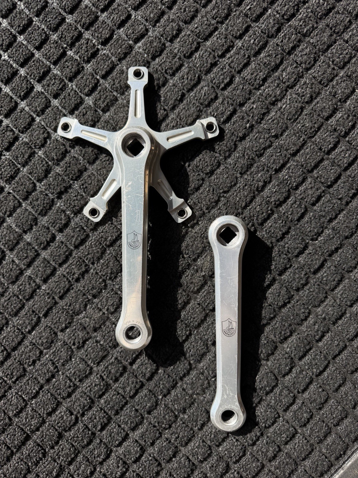 Vintage Campagnolo Super Record Pista Crank Arm 167.5 144BCD Track Fixed Gear