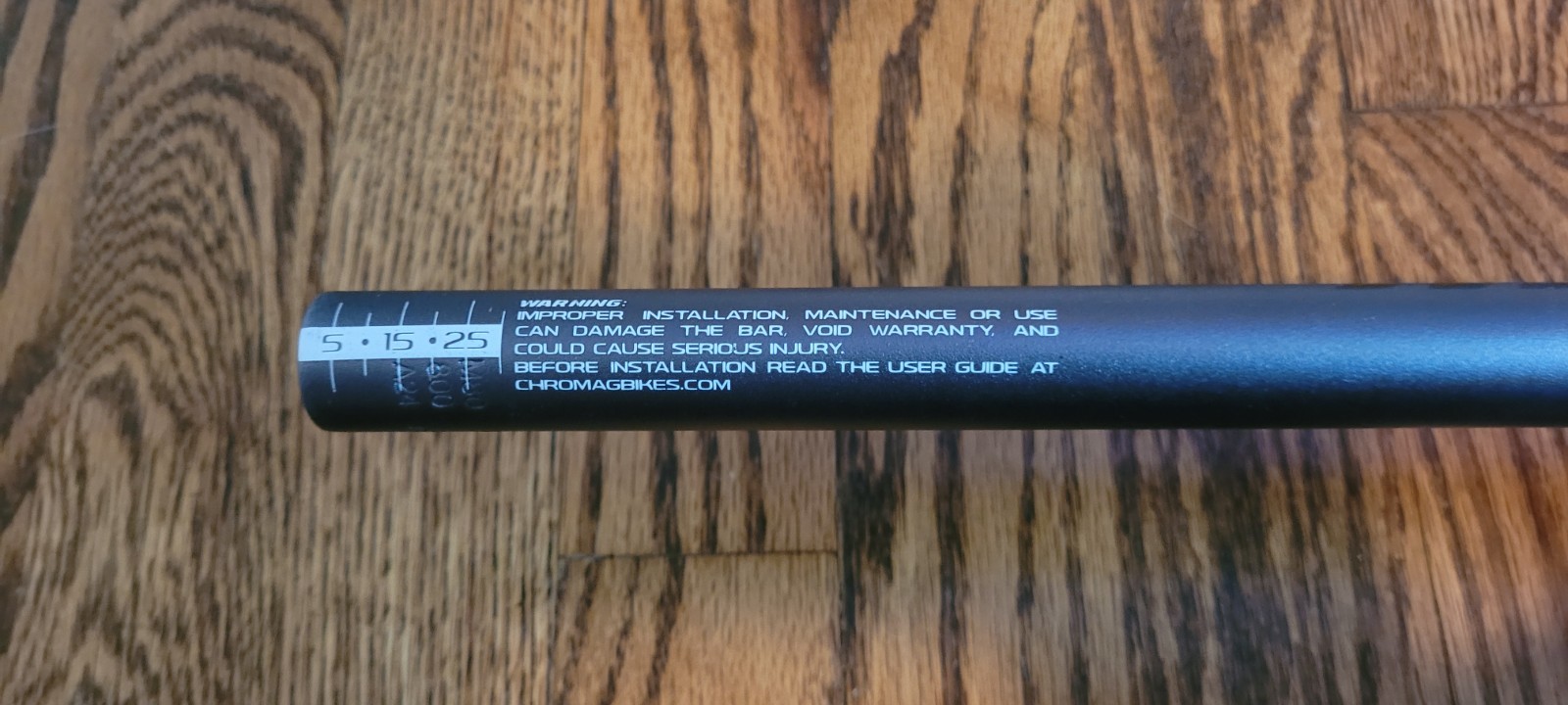 Chromag FU40 Handlebars in Gunmetal, UNCUT