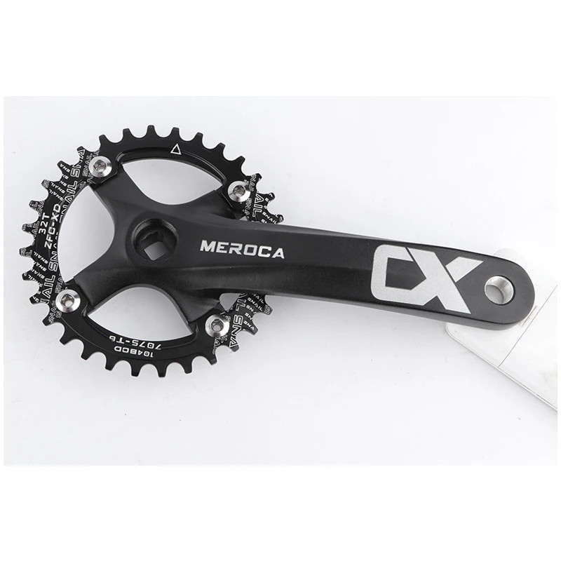 Square Hole MTB Crankset 104BCD 170mm Narrow Tooth Chainring 32/34/36/38/40T/42T