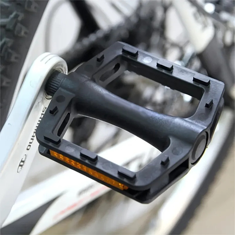 Bike Pedals Pair Anti Slip Bearing Reflector MTB Road Cycling Pedals
