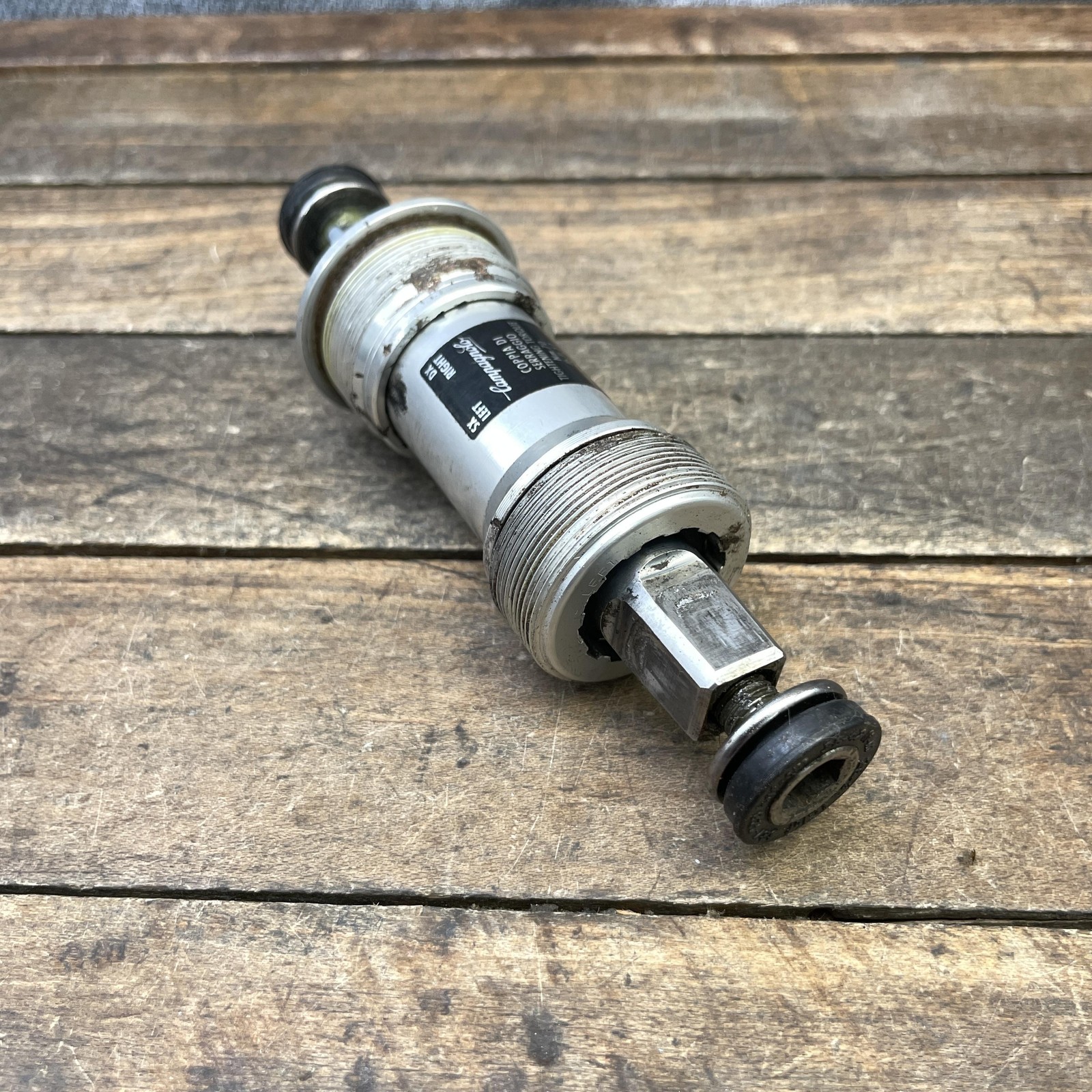 Vintage Campagnolo Chorus Bottom Bracket 68mm English 111mm ISO Square Taper