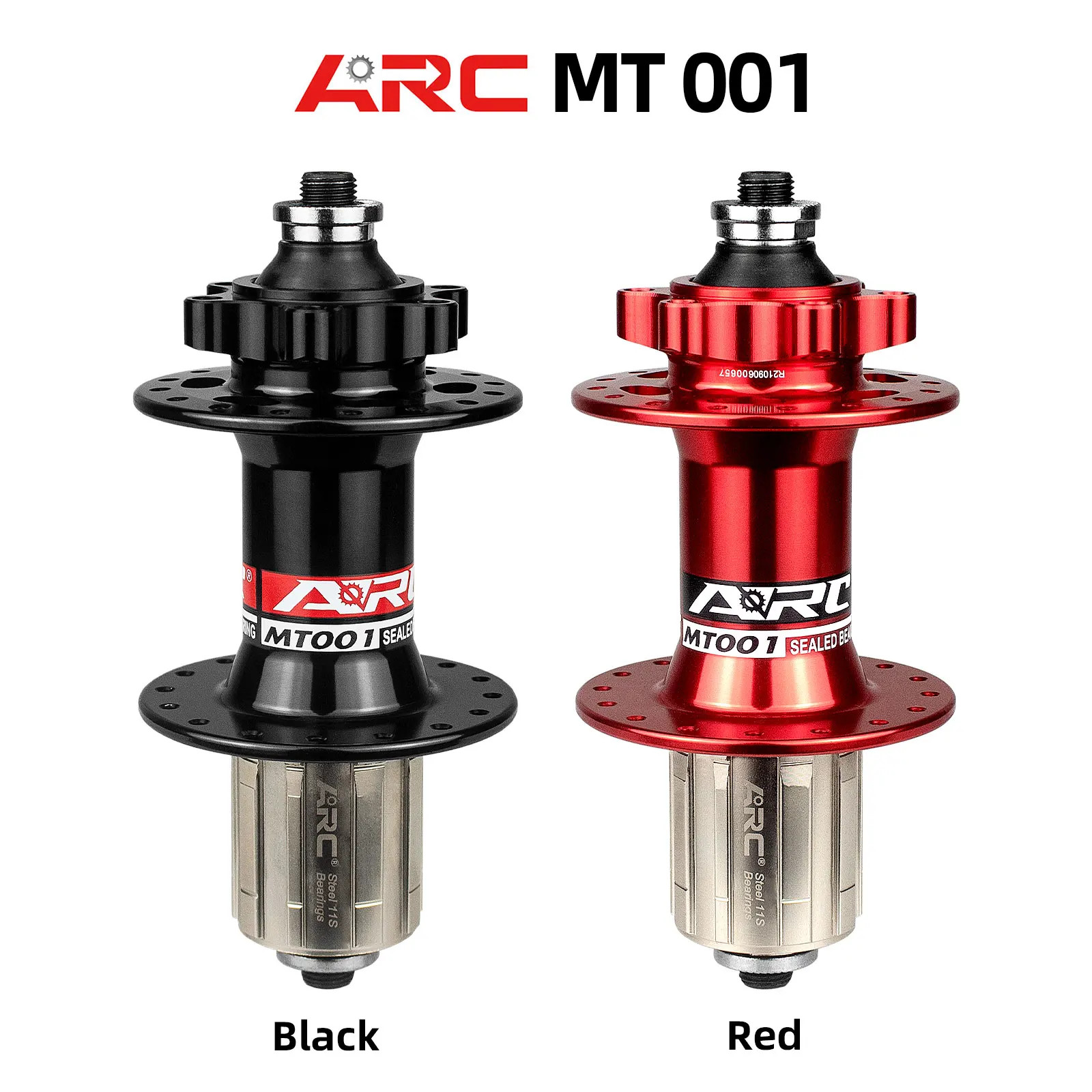 MT001 MTB Mountain Bike Hub 32 36 Holes 9X100 Front 10X135 Rear QR Axle 6 Bolt D