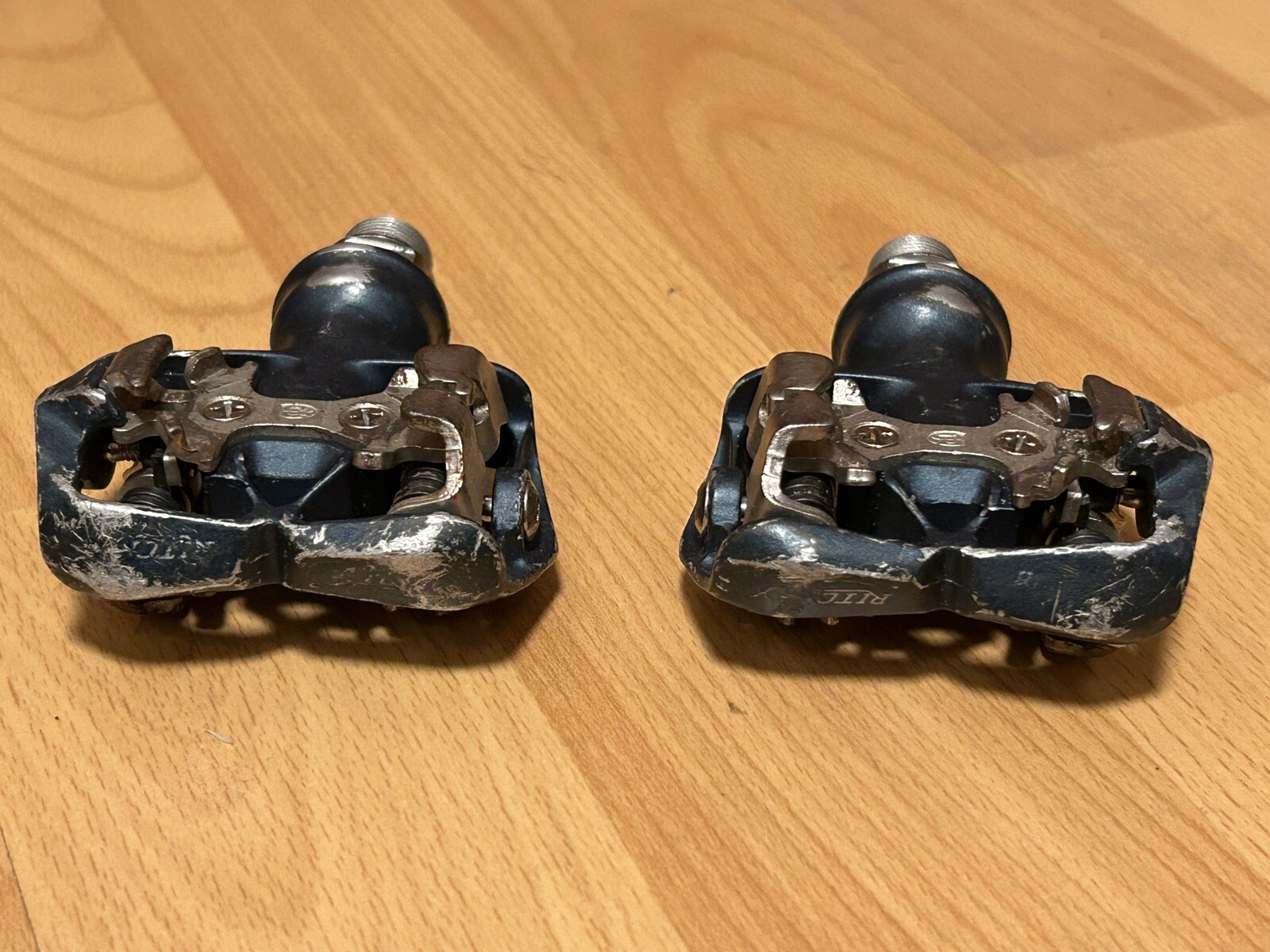 Vintage 90s RITCHEY Logic Clipless SPD Pedals 324 Grams MTB Gravel Retro 9/16″
