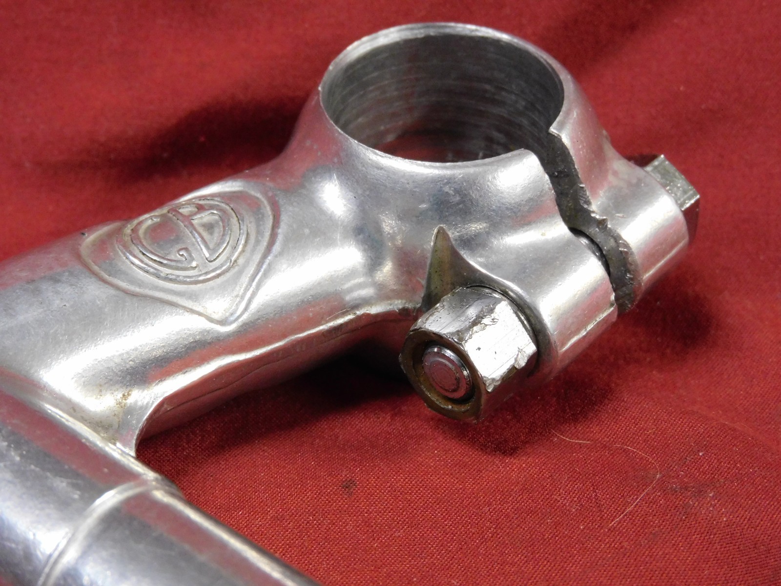 1970’s Vintage GB Gerry Burgess 7.5 cm Forged Silver Alloy Stem 75 mm x 25.4 mm