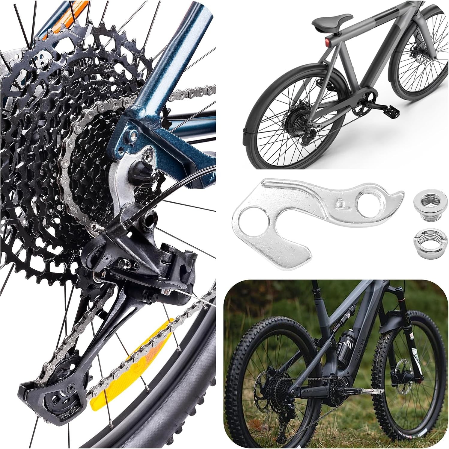 Universal Derailleur Hanger Replacement Part for Most Bicycle Models