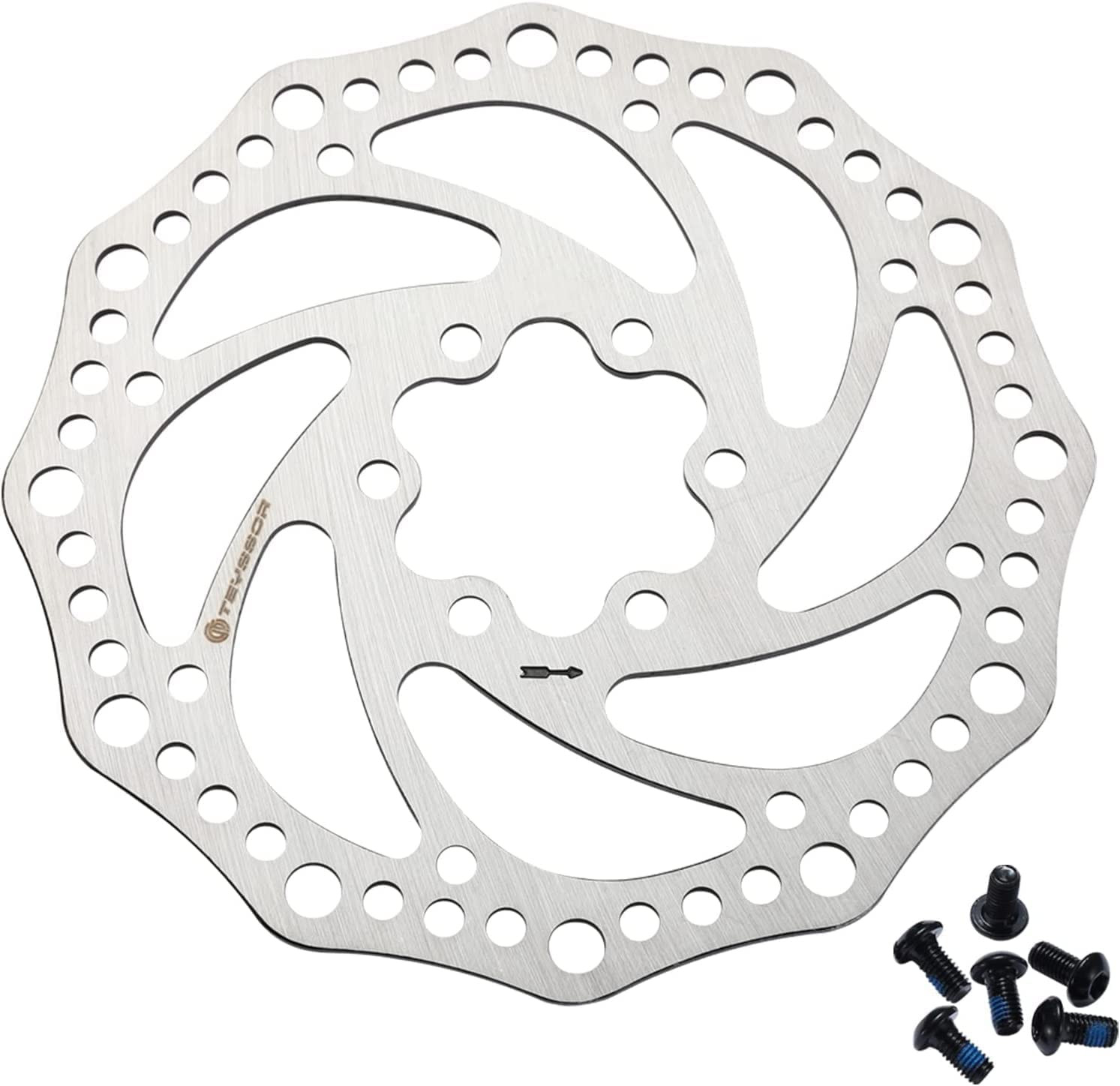 140Mm 160Mm 180Mm 203Mm Bike Disc Brake Rotor with 6 Bolts Fit for Road Bike Mo