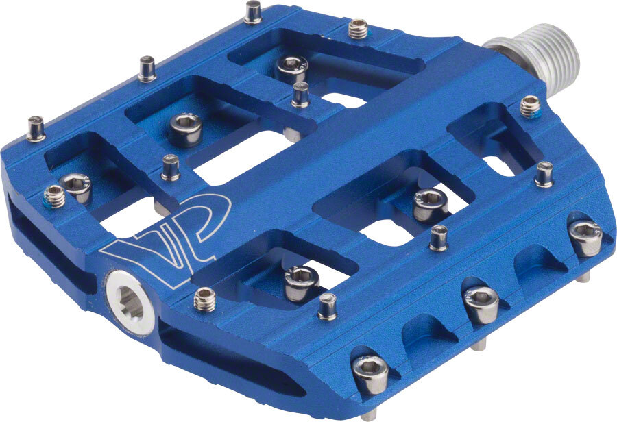 VP Components Vice Trail Pedals – Platform, Aluminum, 9/16″, Blue