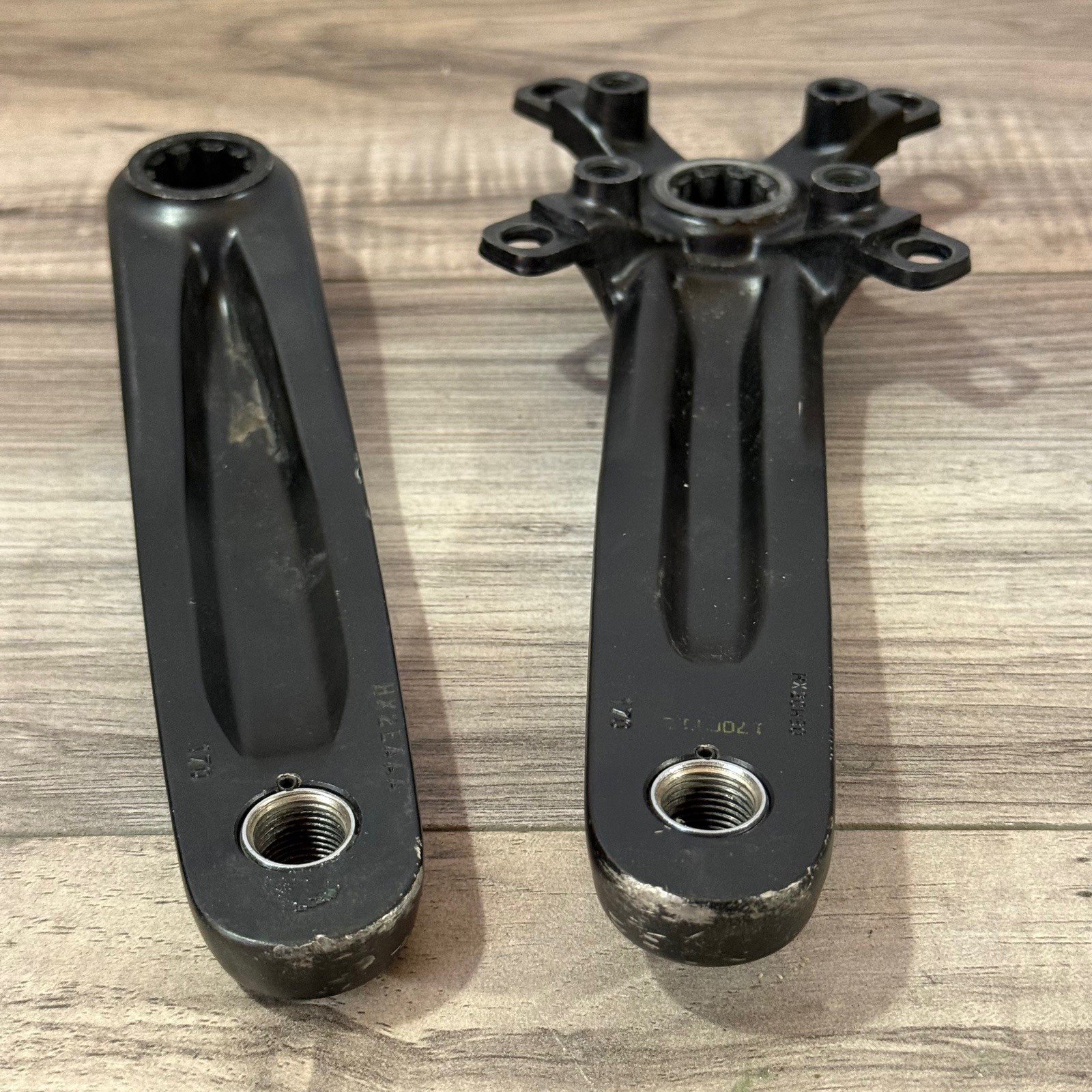 Truvativ Hussefelt 170mm DH Crank Arms 4-bolt 104 64 BCD ISIS Spline