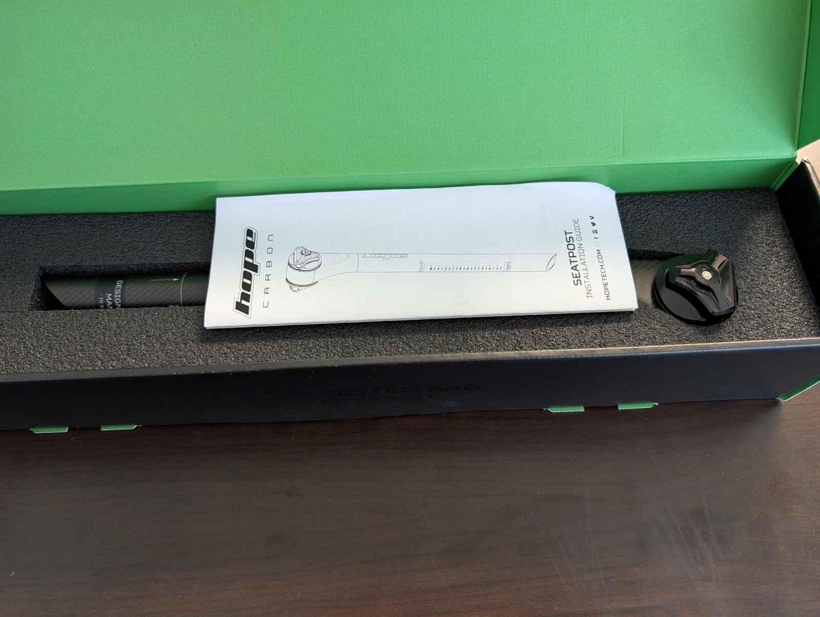 Hope Carbon Seatpost (27.2x350mm, elliptical rails)