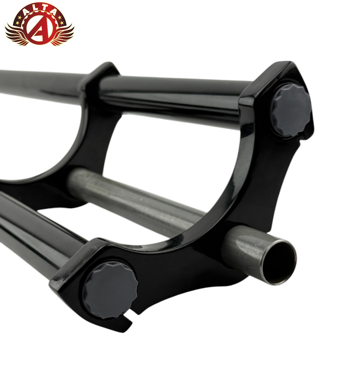 ALTA Triple Tree Fat Bike, 1-1/8″ (28.6mm) Aluminum Crown Disk Brake Fork BLACK.