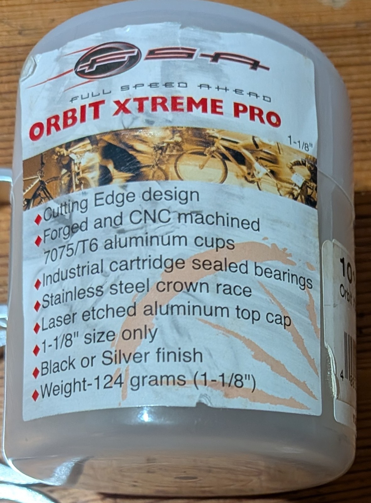 Full Speed Ahead Orbit Xtreme Pro Bicycle Headset New 1 1/8″ Silver