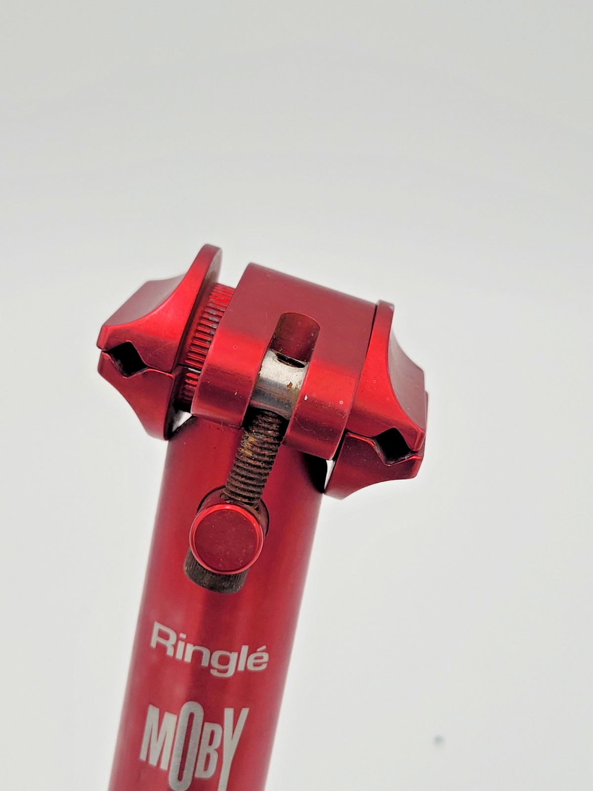 Vintage Ringle Moby Seatpost 27.2 Red Faded CUT