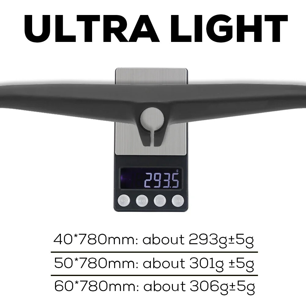5° Rise 15mm Integrated Cockpit Carbon 40 50 60mmx740 760 780mm MTB Handlebar