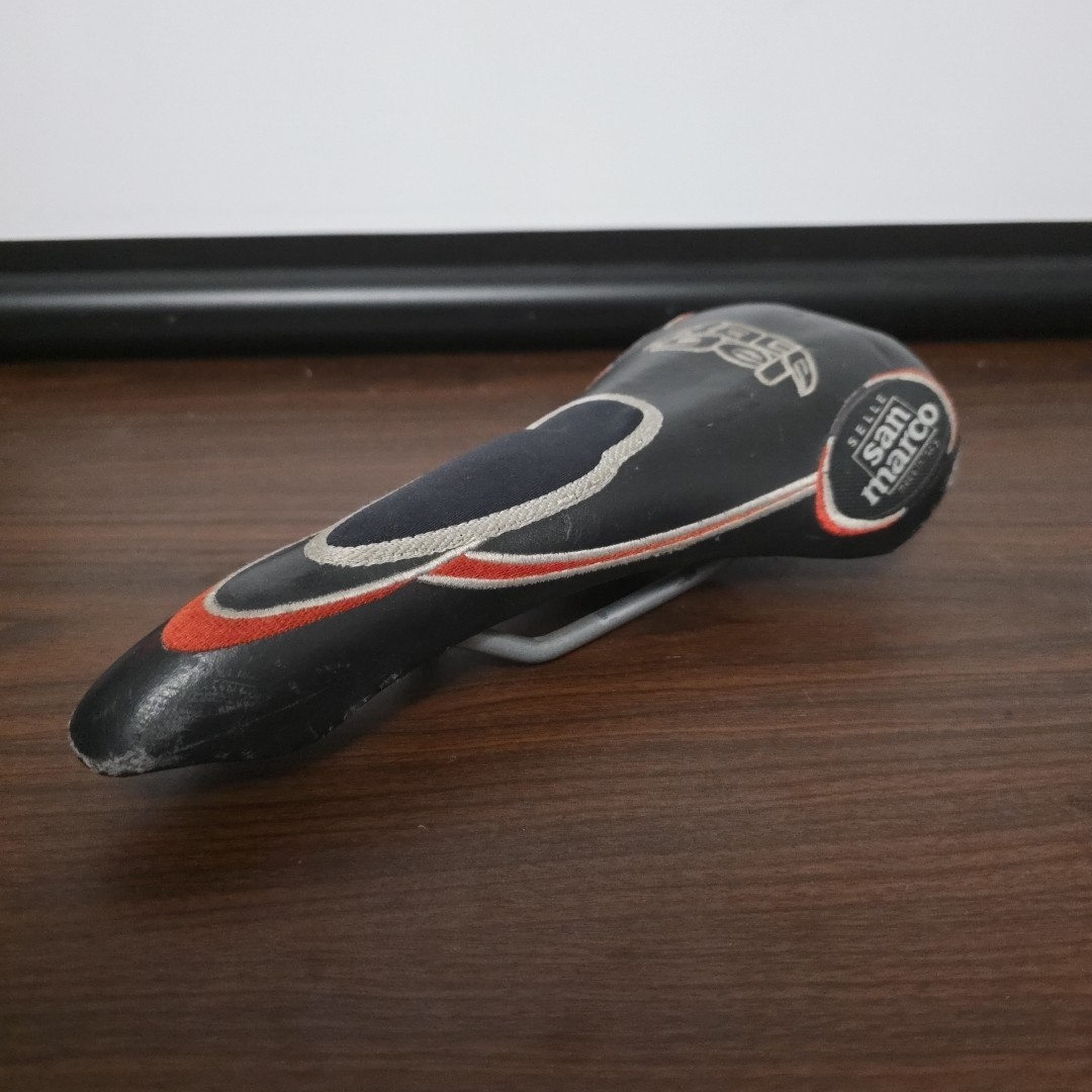 SAN MARCO RACE GEL ODS VINTAGE RACING SADDLE BIKE BICYCLE ROAD SEAT OLD