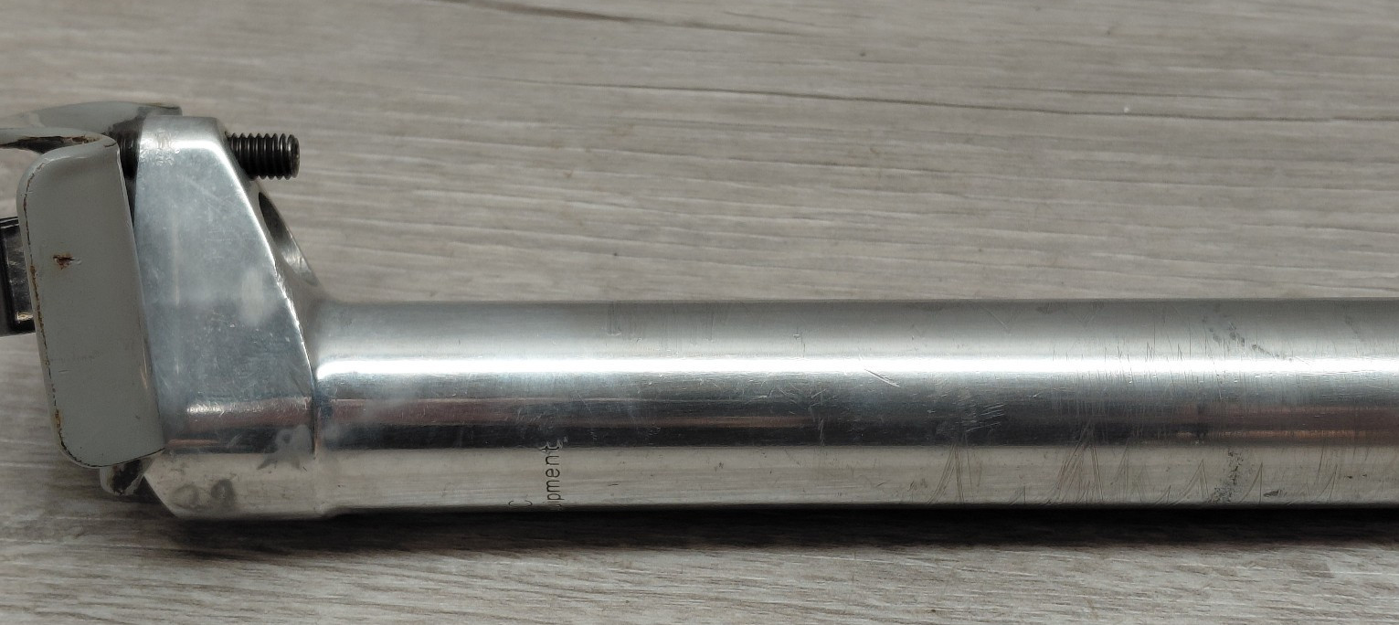 Vintage American Classic Equipment Aluminum Seatpost 26.8mm 300 mm Silver/Black