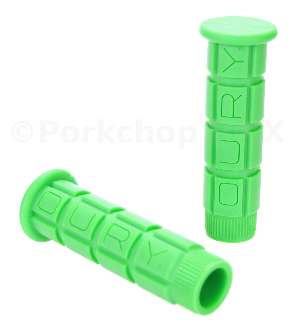 Oury Classic MTB mountain bicycle flangeless grips – LIME GREEN