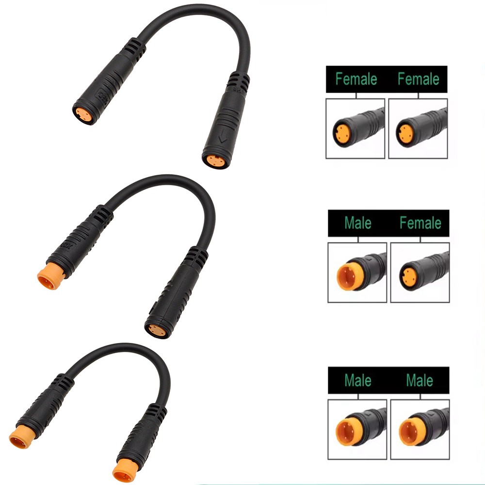3 Pin E-bike Extension Cable Female to Male HAU