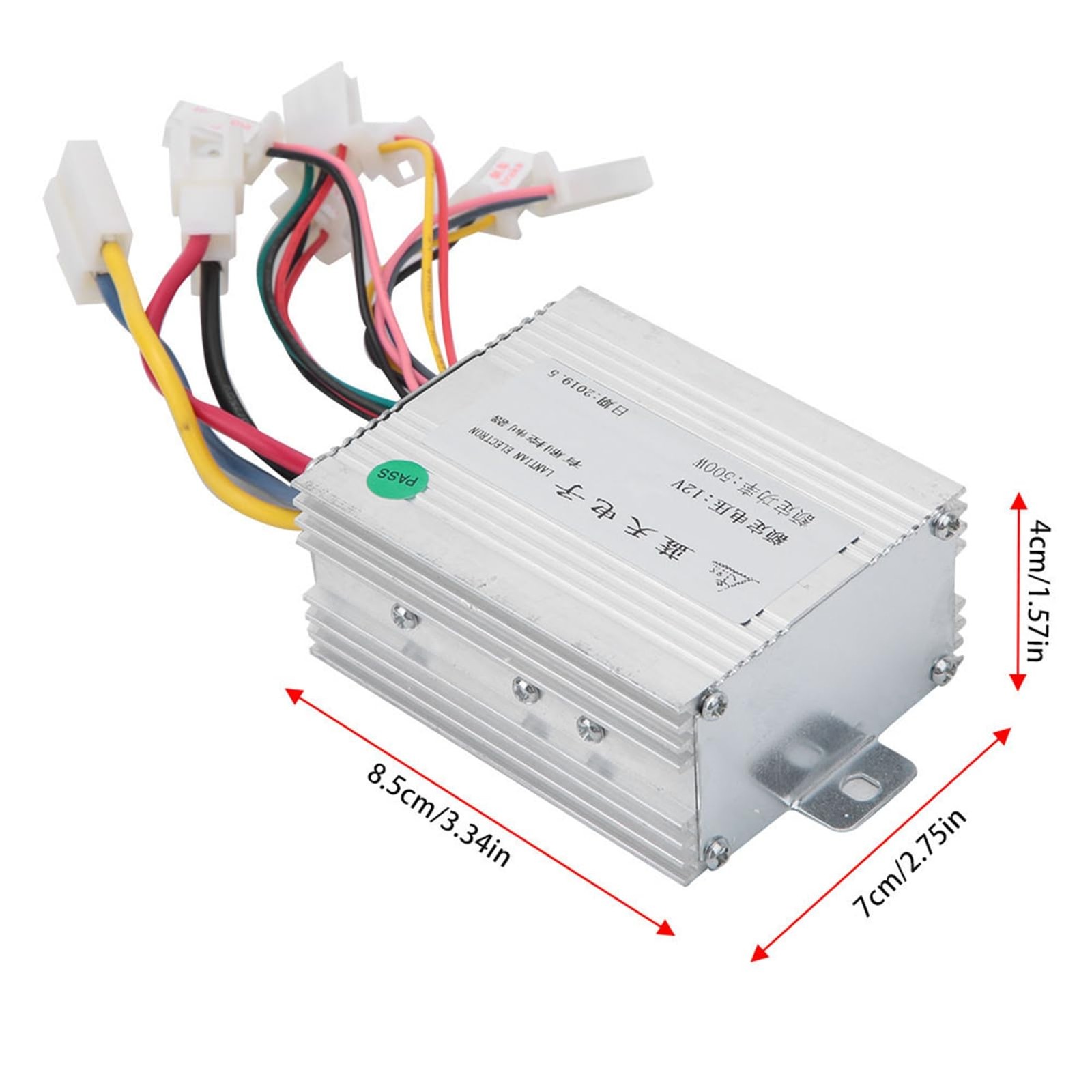 DC Motor Speed Controller,12V 500W Brush Motor Speed Controller for -Bike Ele…