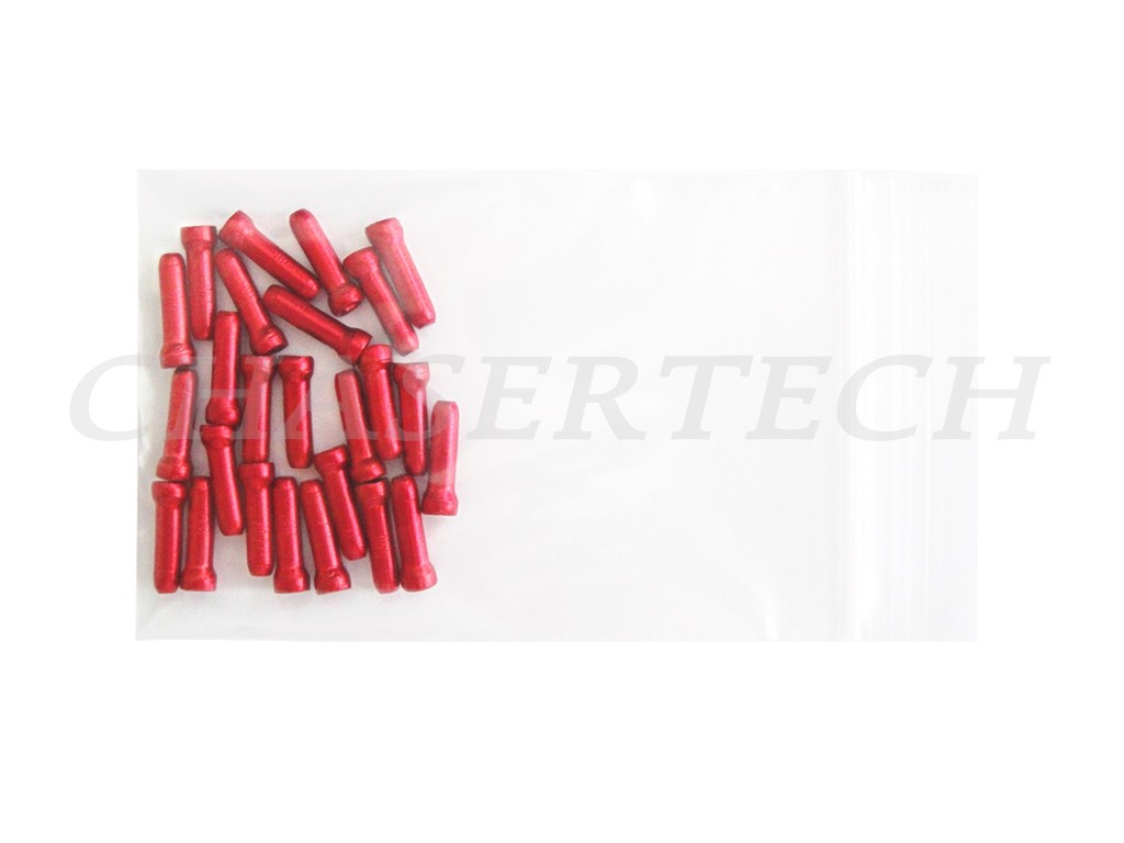 New MTB Road BMX Bicycle Bike Brake Cable End Caps 100 Pcs Red