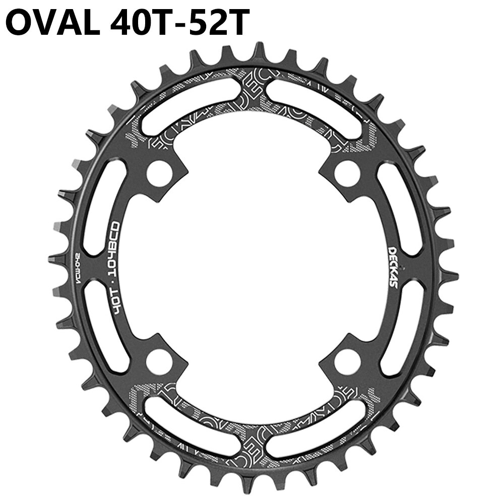DECKAS 104BCD MTB Round Oval Narrow Wide Chainring 30 32 38 46 48 52T Chainwheel