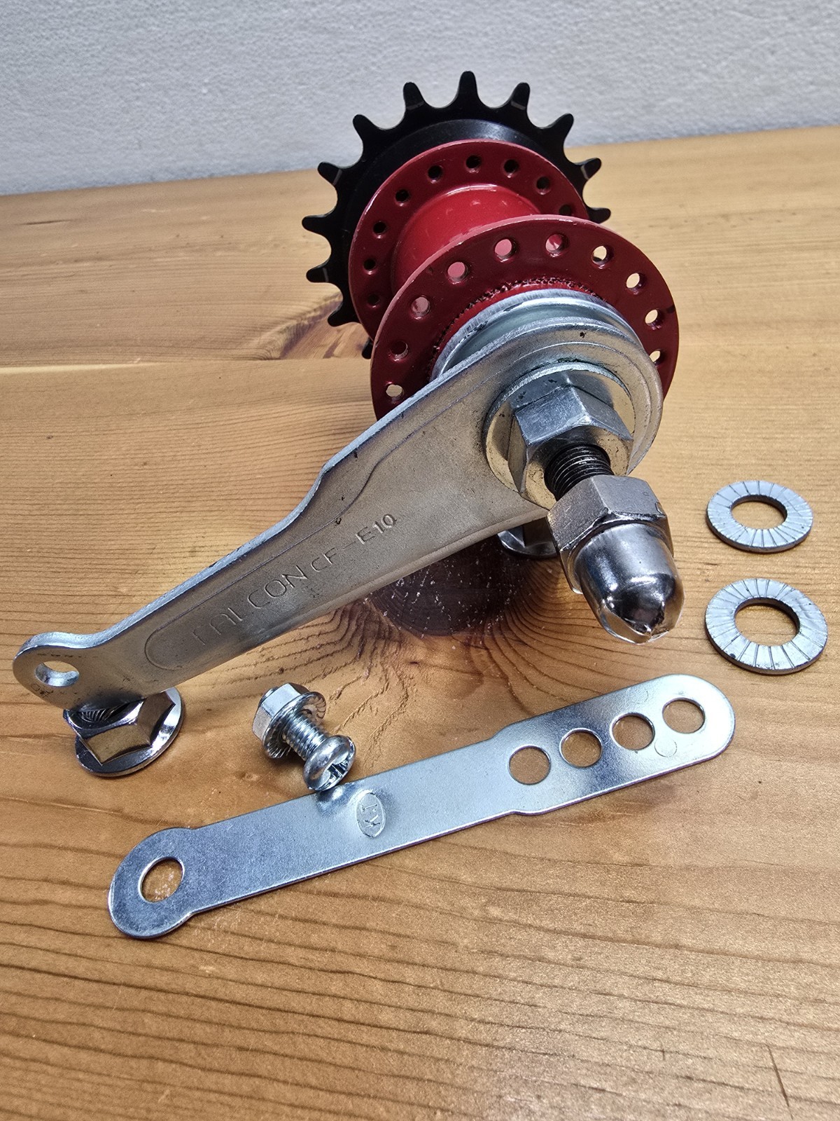 Vintage Falcon Rear SS Bike Hub RED 36H 18T Coaster Cruiser Schwinn 110mmKlunker