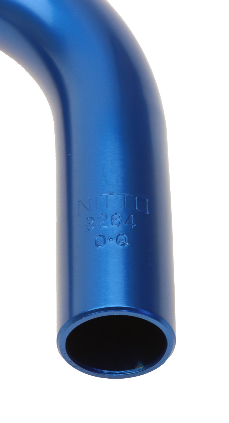 Nitto EAI B264AA Mini Bullhorn Handlebar Blue 25.4mm Clamp x 34cm Width NOS NEW