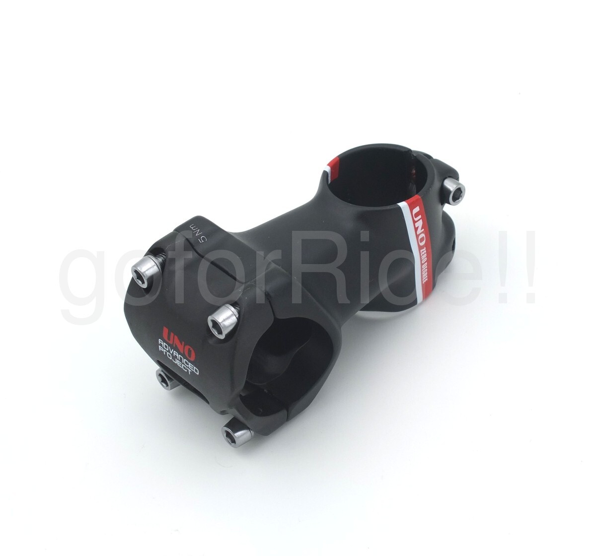UNO 3D forged 6061 Alloy Short Stem bicycle Bike 31.8 x 65mm Black/Red