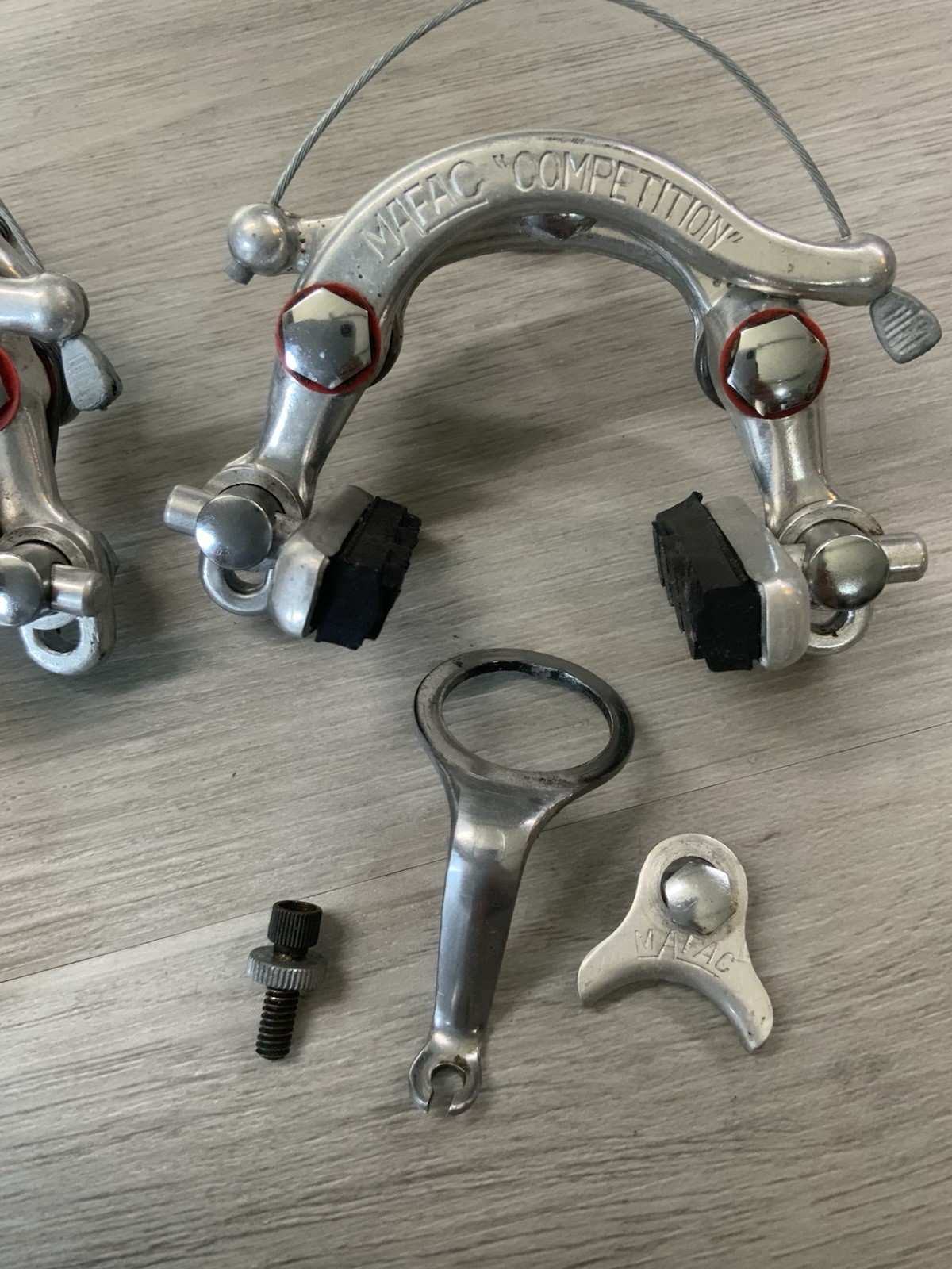 MAFAC COMPETITION BRAKE CALIPERS CENTER PULL 52-62 MM REACH GUIDES STRADDLES