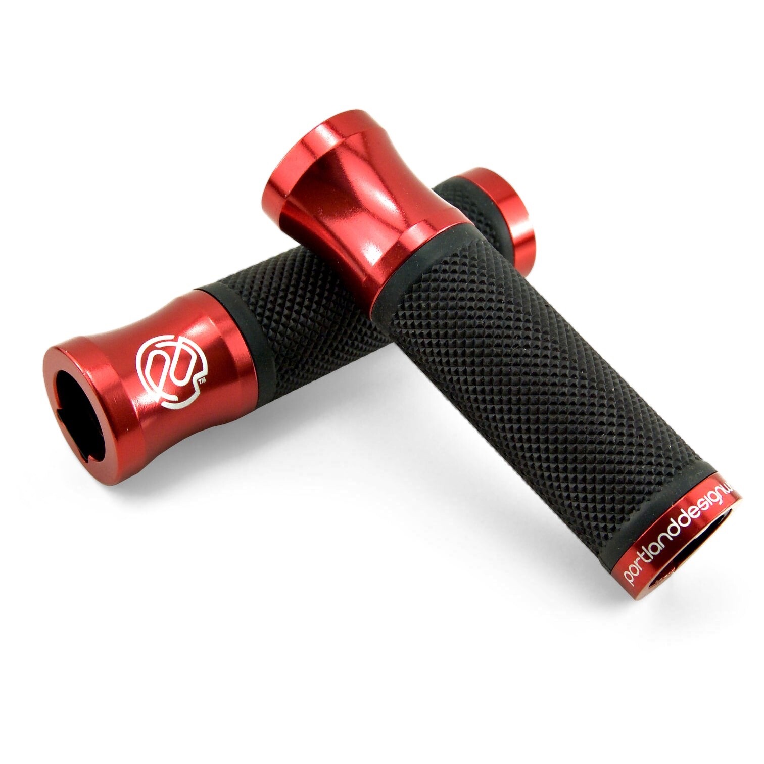 PORTLAND DESIGN WORKS SPEED METAL GRIPS (Red)