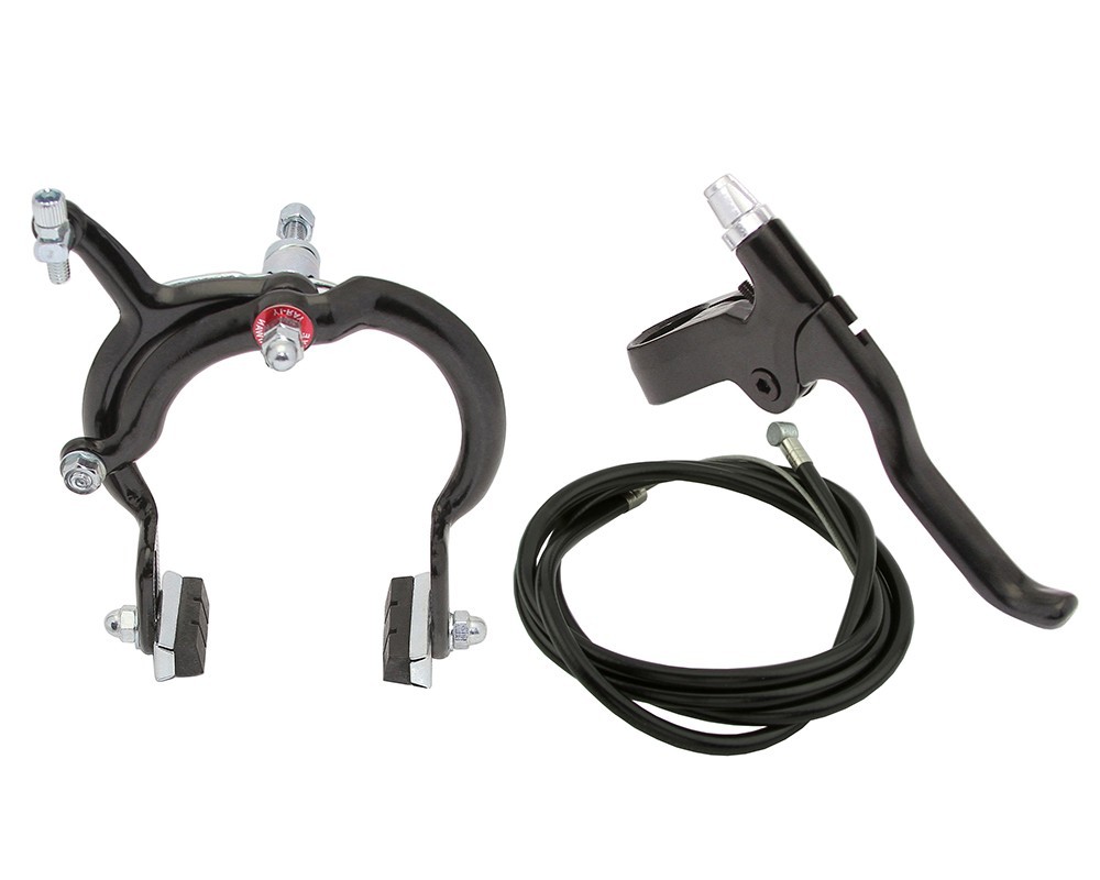 1080 Rear Bicycle Alloy Side-Pull Caliper Brake Black – Long Reach 78–102mm.