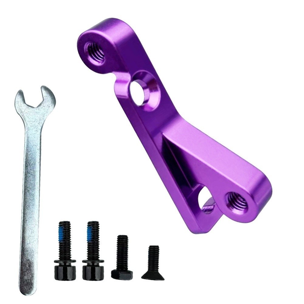 Hydraulic Brake Adapter Sidemount to Flatmount for Bicycle Disc Caliper Use
