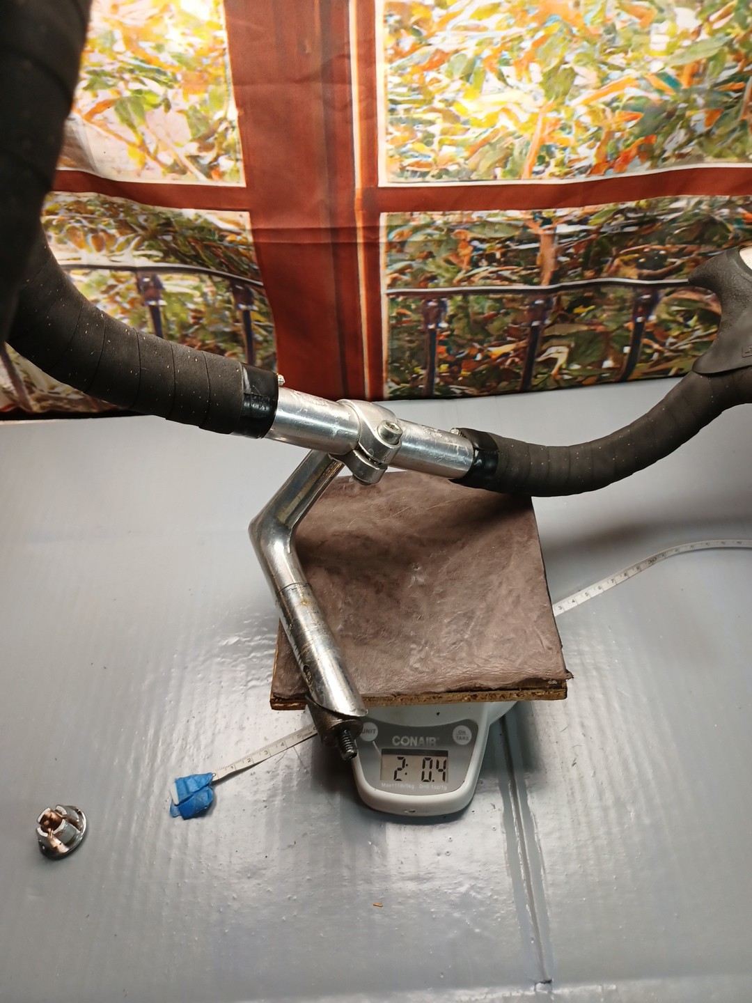 Vintage Belleri Handlebar & Stem St. Etienne 41cm w/ Shimano Aero Lever & Wrap
