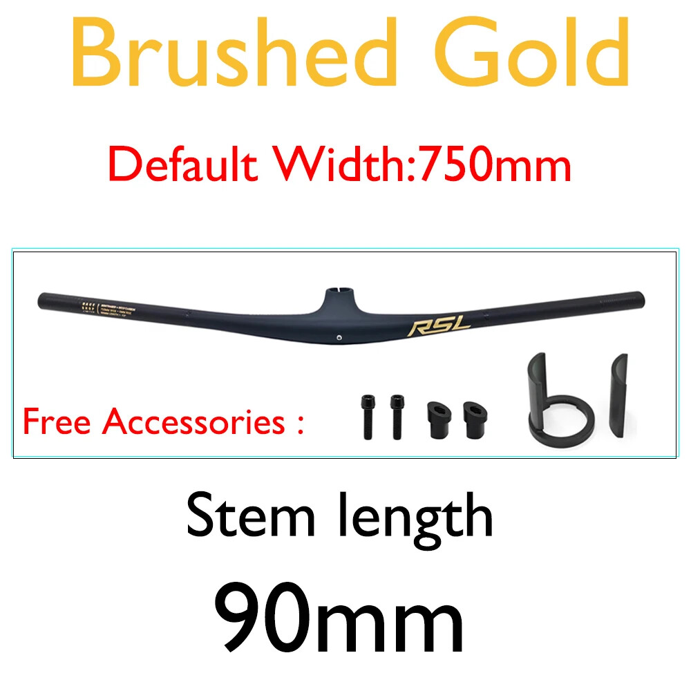 Integrated Full Carbon MTB Handlebar Cockpit 13° Stem Mountain Handlebar 750mm