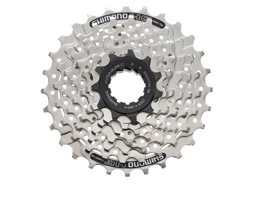 SHIMANO CASSETTE SPROCKET, CS-HG41 -7 SPEED, 11-28T SILVER