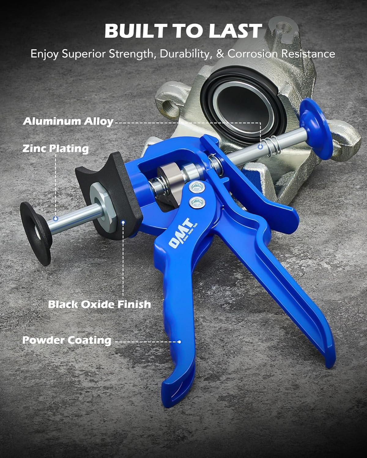 Speedy Brake Caliper Compression Tool, Heavy Duty Caliper Piston Compressor Tool