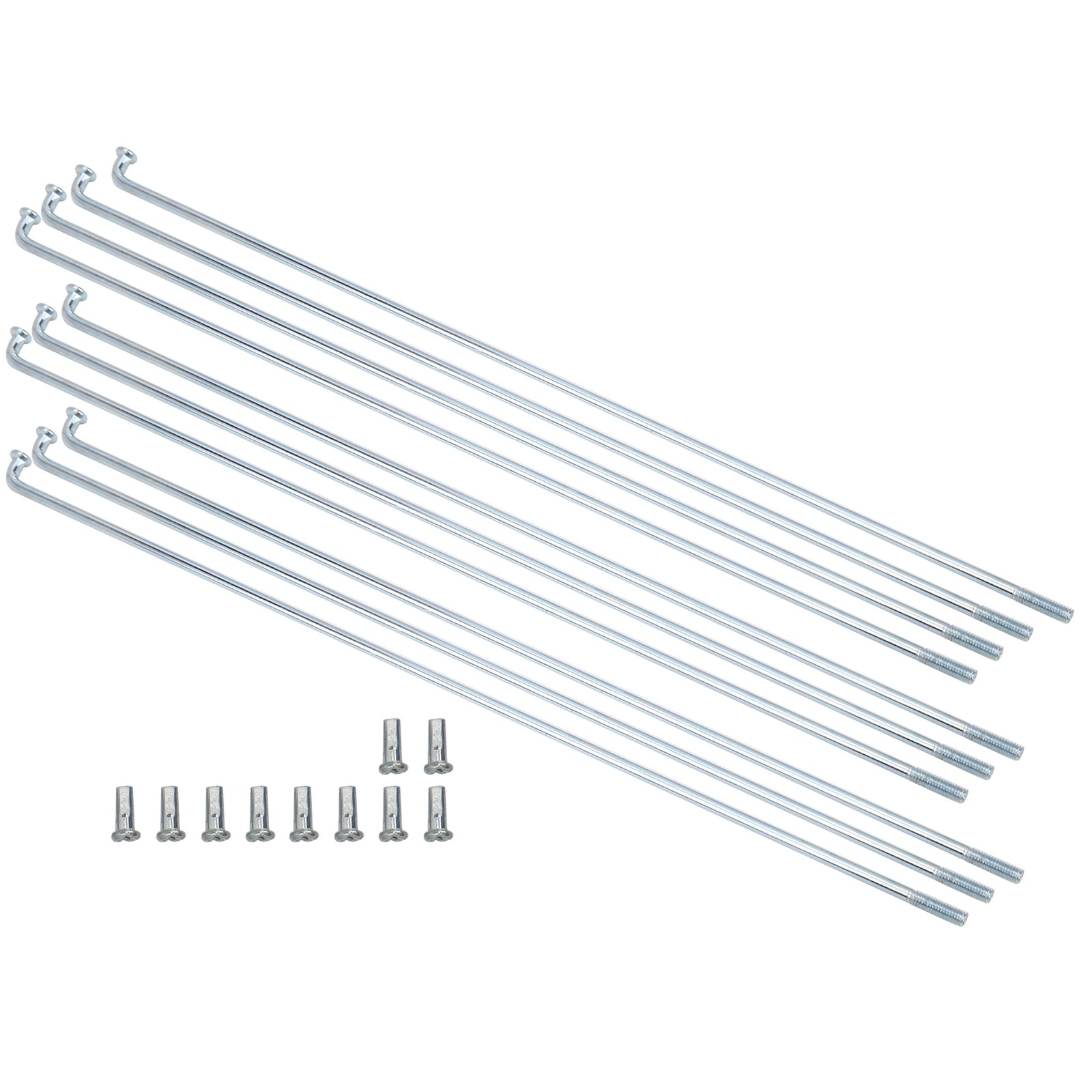10pcs 13G 2.2mm Bike Spokes Iron Manganese Spokes Tricycle Accessories