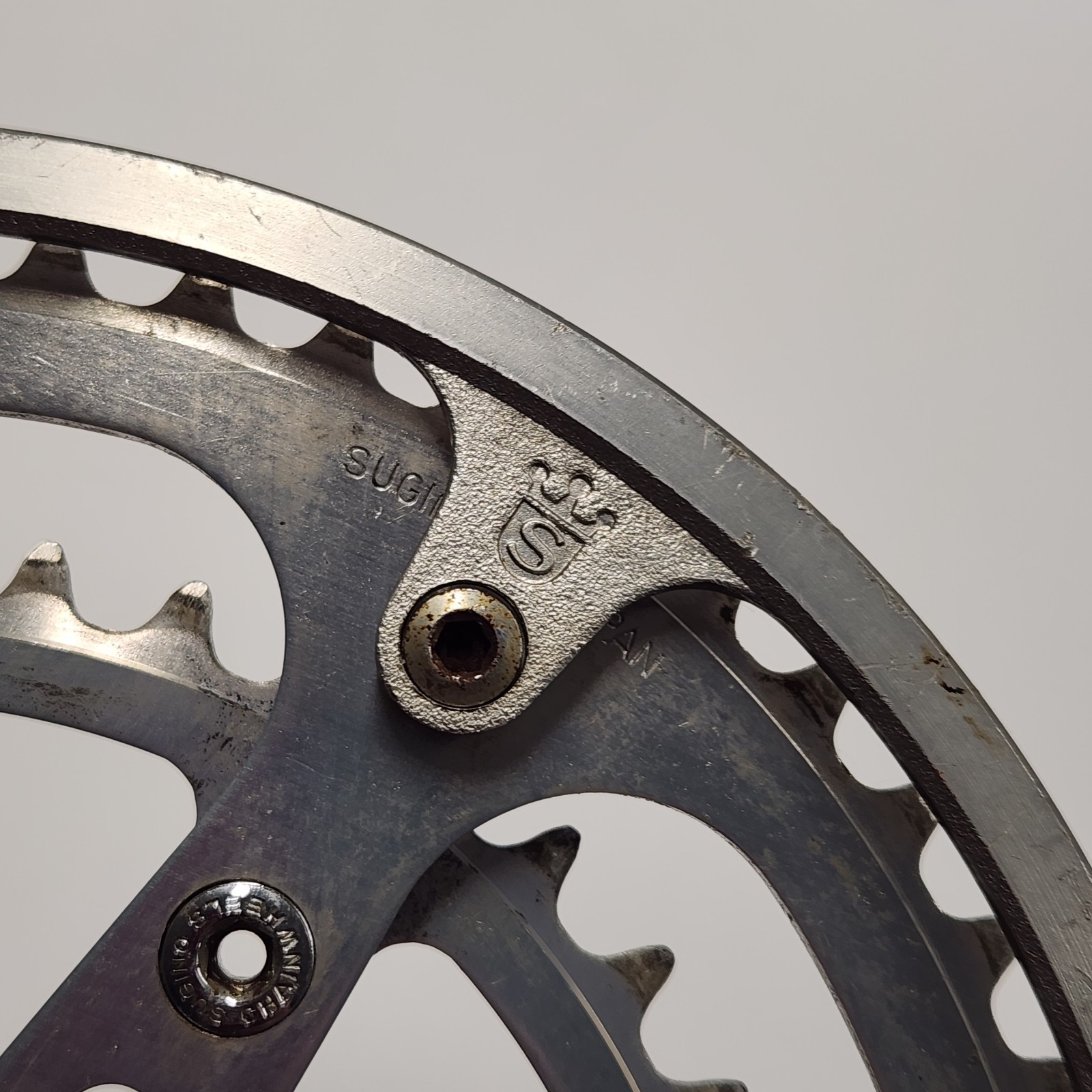 Vintage Sugino Super Maxy Crankset – 52/42 Road Tour Crank 170mm Arms Japan