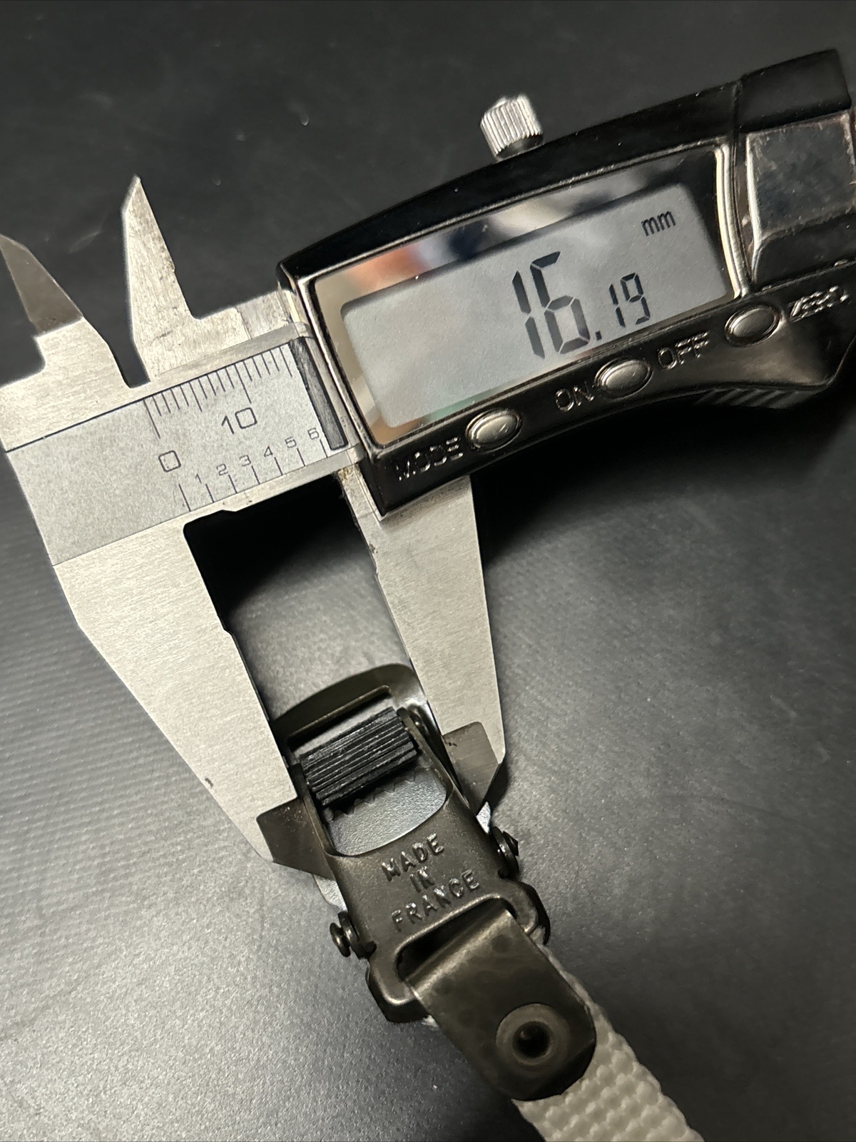 NOS Mt. Christophe White 440mm ATB Nylon Toe Straps Extra Long Fit: Gt Klein SE