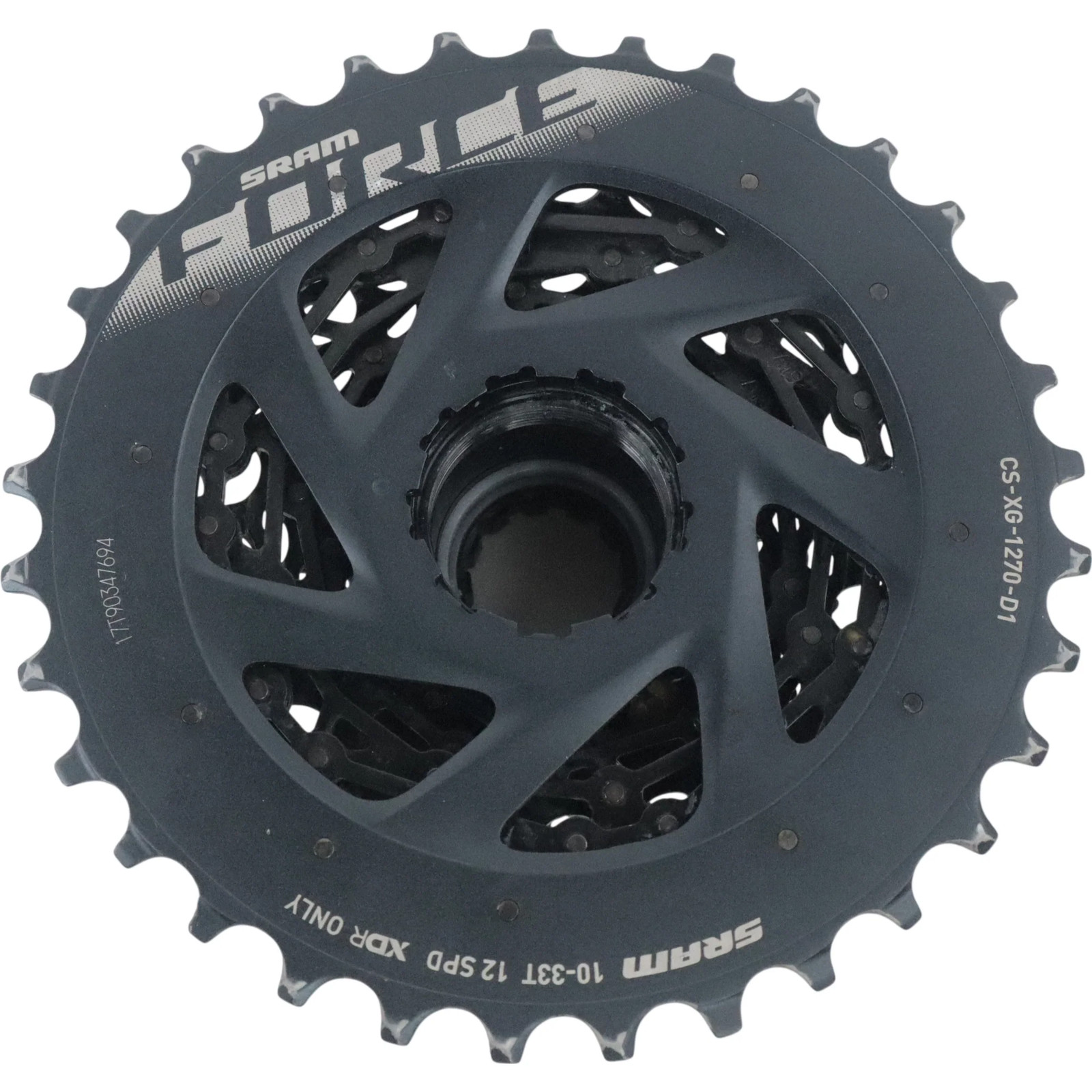 SRAM Force CS-XG-1270-D1 XDR 10-33T 12 Speed Road Cassette
