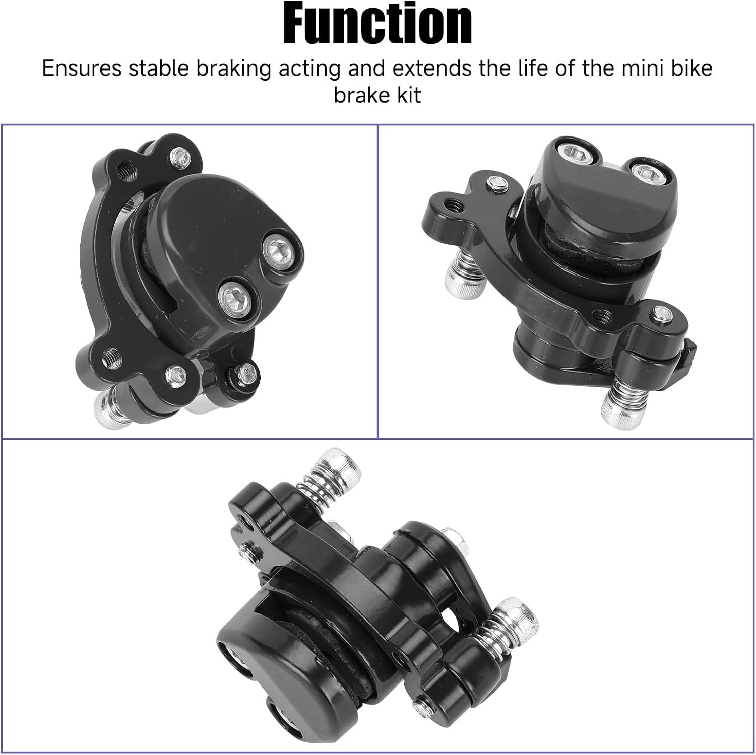 Complete Brake Upgrade Kit for Mini Bikes: 180mm Rotor, Caliper & Lever Included