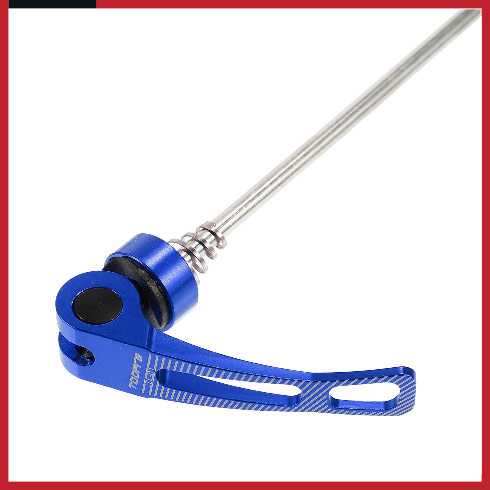 1Pair Front Rear Bicycle Skewers Quick Release Axles Skewers M5 x 0.8 Blue