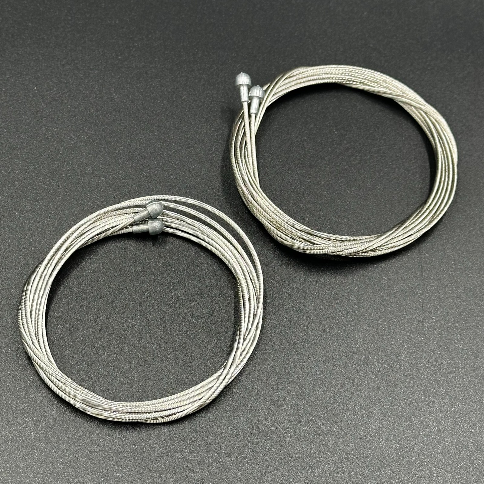 😀4 x Jagwire Slick Stainless Road Brake Cables Fr/Rr+Ferrules for SRAM Shimano